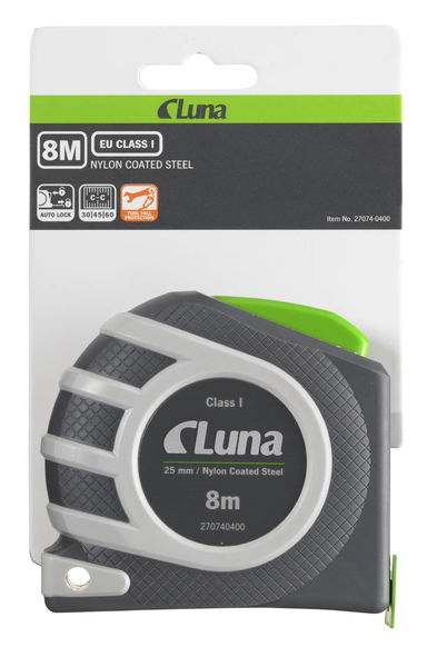 Przymiar taśmowy LAL Auto Lock 8 m Luna