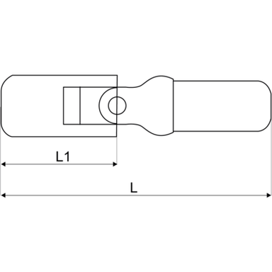 Nasadka przegubowa 1/4" 12-kątna 14 mm BAHCO