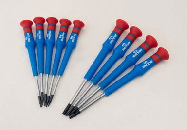 ZESTAW WKRĘTAKÓW PRECYZYJNYCH 9cz. TORX T4 - T20 x 40/50mm, PUDEŁKO PLAST. King Tony