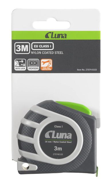 Przymiar taśmowy LAL Auto Lock 3 m Luna