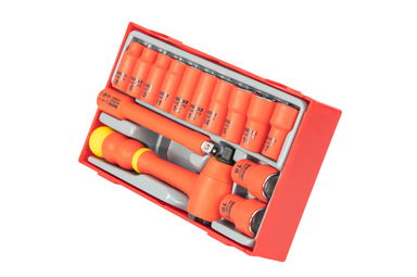 Zestaw narzędzi nasadowych izolowanych VDE 1000V z chwytem 3/8" Teng Tools