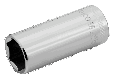 Nasadka 6-kątna głęboka 1/4" 4.5 mm cienkościenna BAHCO