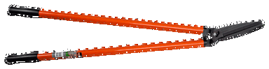 Nożyce do trawy z długimi rękojeściami 43.25 cali BAHCO