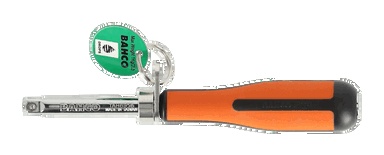 Pokrętło bezpieczne 1/4" z gniazdem w rękojeści 1/4", do prac na wysokościach BAHCO