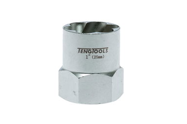 Sześciokątne nasadki odkręcające z chwytem kwadratowym 1/2" 25 mm Teng Tools