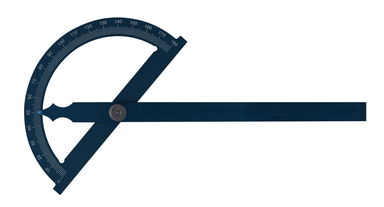 Kątomierz tarczowy aluminiowy Limit PRD 150x170 mm