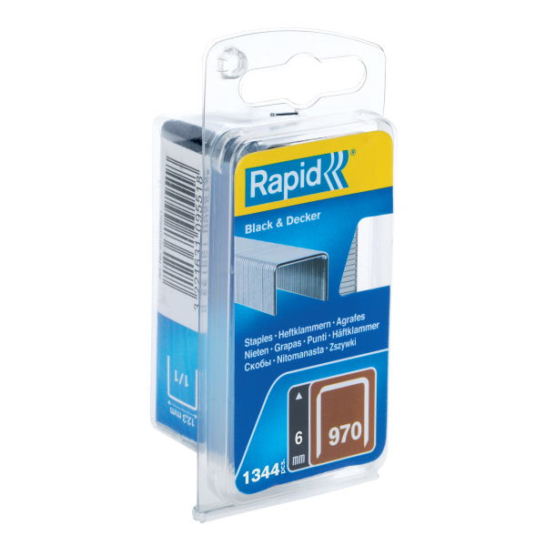 Zszywki Rapid z drutu płaskiego nr 970 (6 mm) - opakowanie 1340 szt.