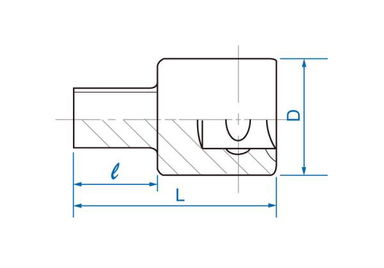 NASADKA TRZPIENIOWA 1/2" KWADRAT 10,5mm x 35mm King Tony