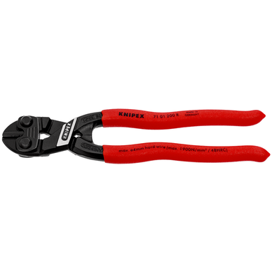 Wytrzymałe szczypce tnące KNIPEX CoBolt® 71 01 200 R Kompaktowe szczypce tnące przegubowe KNIPEX