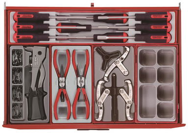 Wózek narzędziowy z panelem 545-elementów TCMM545N Teng Tools