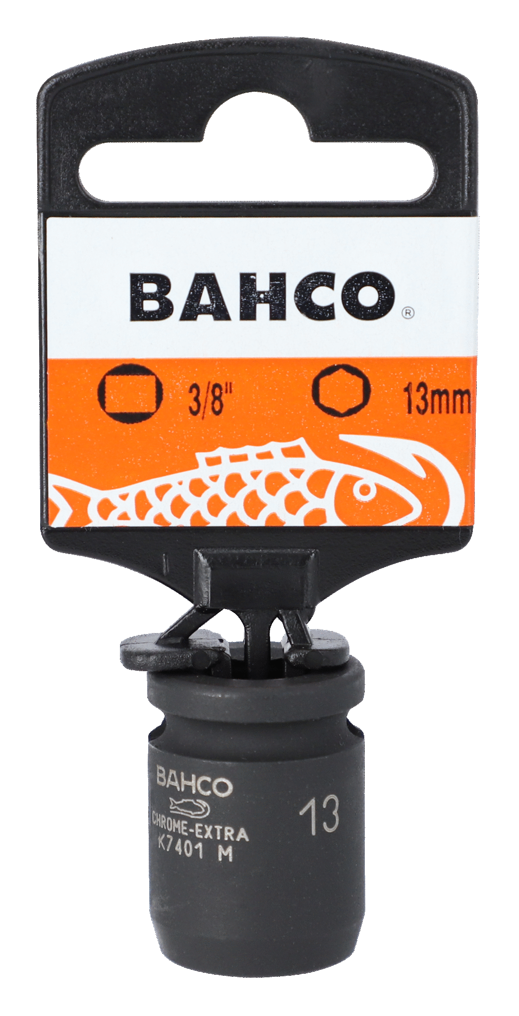 Zestaw nasadek udarowych 24 mm z profilu sześciokątnego i wykończeniem fosforanowanym BAHCO