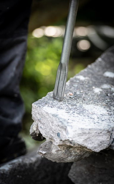 Dłuto płaskie Longlife 25x250 mm z chwytem SDS-plus Luna