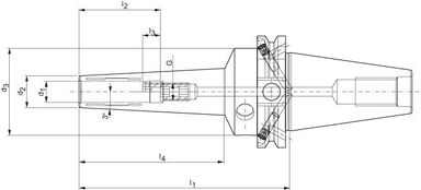 Uchwyt zaciskowy precyzyjny HPH Multi 3 DIN69871 12mm SK40 WTE