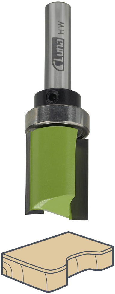 FREZ KRAWĘDZIOWY 19/13/45/8mm łożysko górne 19x8mm Luna