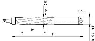 Rozwiertak reczny DIN859 HSS, 24,0mm BECK