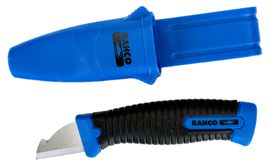 Nóż elektryka do ściągania izolacji leworęczny BAHCO