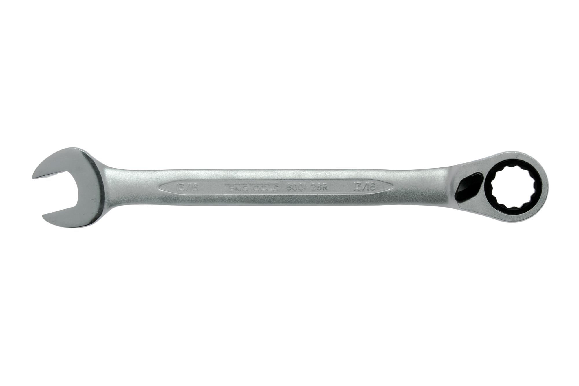 Klucz płasko-oczkowy z zapadką 13/16" Teng Tools