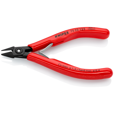 Szczypce tnące boczne dla elektroników 75 22 125 KNIPEX