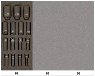 Nasadki udarowe 1/2'' 15 elementów BAHCO