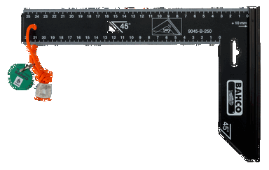 Kątownik wyposażony w sznurek Dyneema 250 mm BAHCO