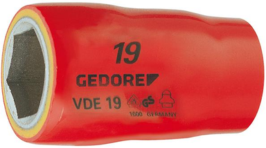Nasadka izolowana VDE 1/2″ 6-kątna 22x57,5mm  GEDORE