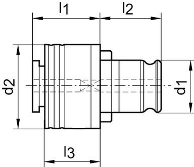 Czop prowadzacy, chlodzenie wewnetrzne, wielkosc 2, 24,5mm GFS