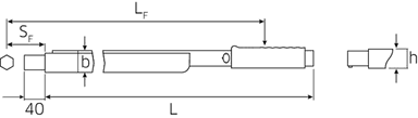 Klucz dynamometryczny 160-800Nm (120-600 ft.lb) 24,5x28mm STAHLWILLE