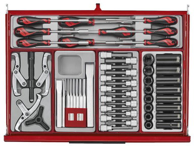 Wózek narzędziowy TKW26R628T PRO35TM + zestaw 628 el. Teng Tools