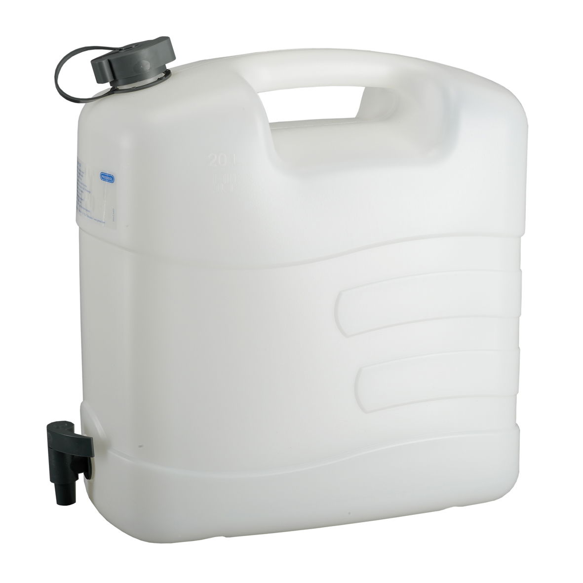 Kanister na wodę-20 l, PE-z zaworem spustowym Pressol
