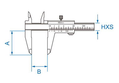 SUWMIARKA STANDARD 150mm 0.02mm King Tony