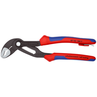 KNIPEX Cobra® 87 02 180 T Szczypce nastawne do rur nowej generacji KNIPEX