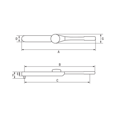 Klucz dynamometryczny zegarowy 3/4'', 0-600 lbf·ft, sygnał LED BAHCO