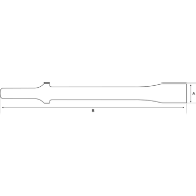 Dłuto z zakrzywioną krawędzią 139 mm BAHCO