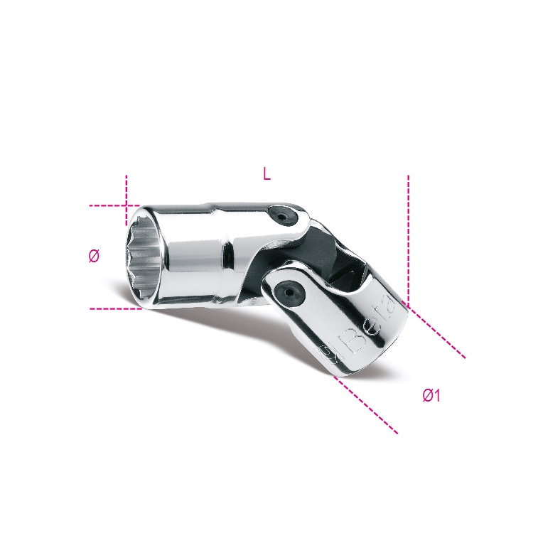 Nasadka 3/8" 12-kątna z przegubem 17 mm, 910B/SN Beta