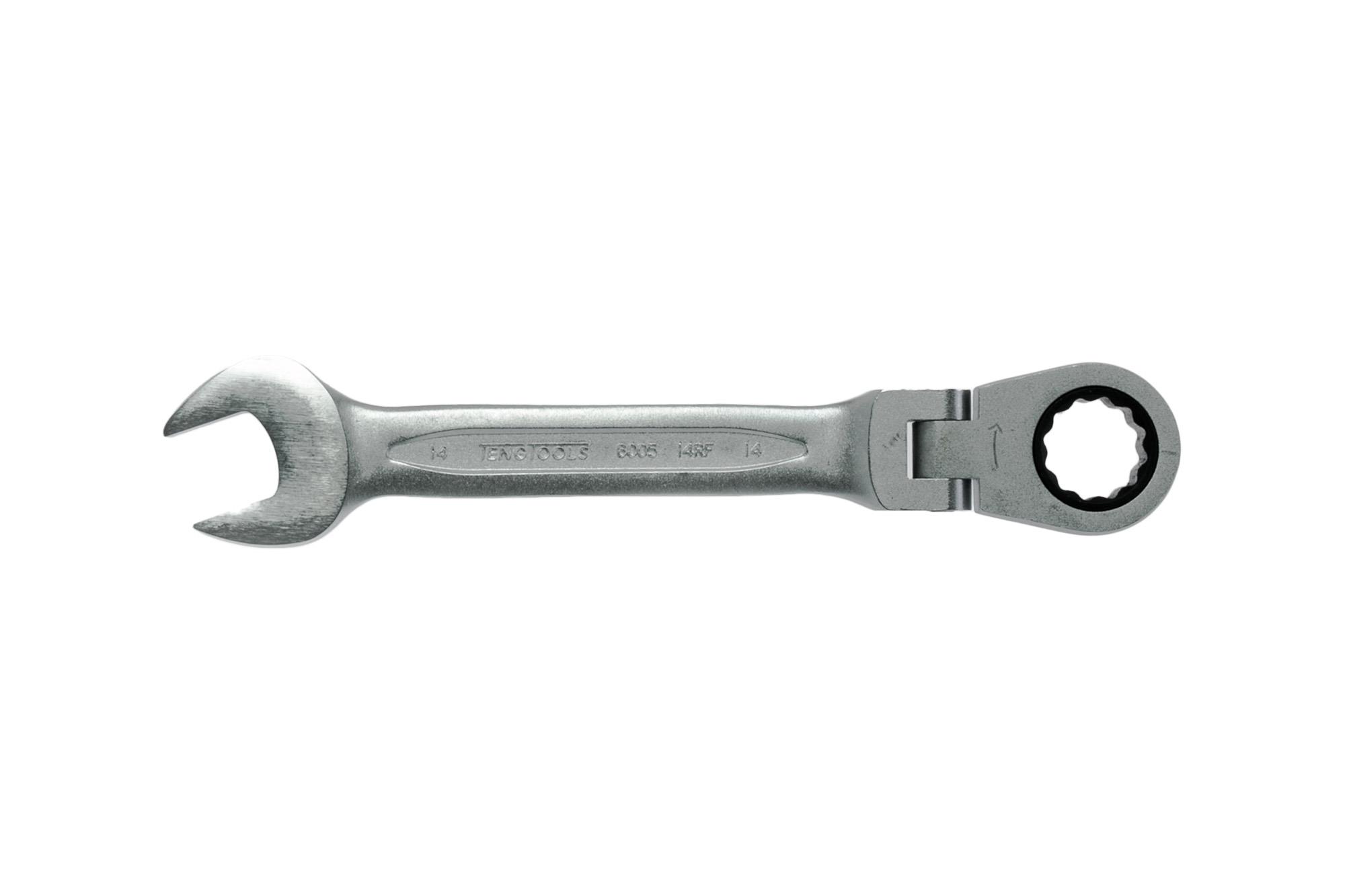 Klucz płasko-oczkowy przegubowy z zapadką 14 mm Teng Tools
