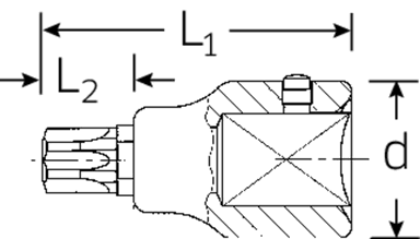 Nasadka wkrętakowa 3/4" T90 TORX STAHLWILLE