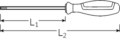 Wkrętak TORX T8 VDE/1000V, DRALL+ STAHLWILLE