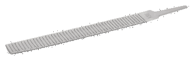 Tarnik półokrągły pocieniony 250 mm drobne nacięcie BAHCO