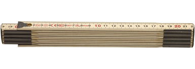 Miara składana 2 m - podziałka mm - od 0 do 2 m Luna