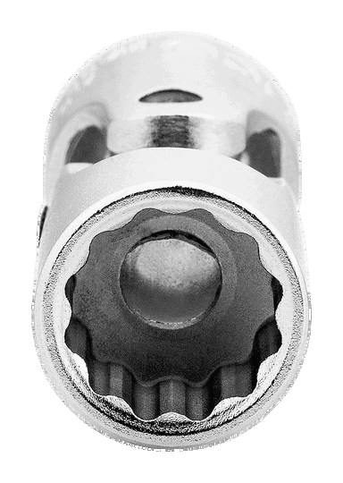 Nasadka uchylna 1/4" 12-kątna 7/16" cienkościenna BAHCO