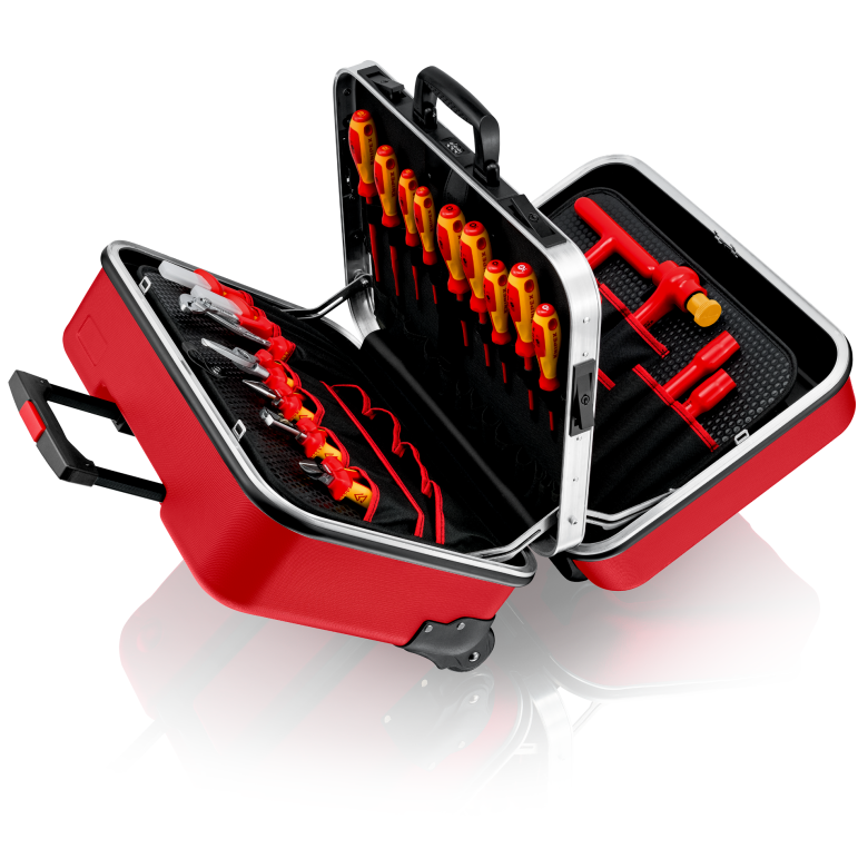 Walizka narzędziowa "BIG Twin Move RED" dla elektryków 98 99 15 KNIPEX