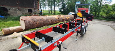 Optimat Trak taśmowy spalinowy z rozrusznikiem OPTIMAT Timberland TMG 910