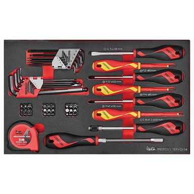 Walizka serwisowa 118-elementów EVA Teng Tools