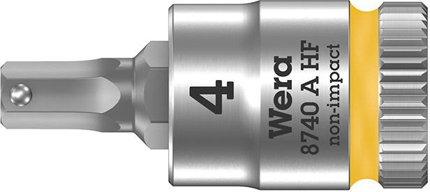 Nasadka wktetakowa 1/4" d.srub z gniaz.6-kat.z funkcja przytrzym,4x28mm Wera