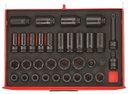 33-elementowy zestaw nasadek udarowych z chwytem kwadratowym 3/4", Teng Tools TTEISK33