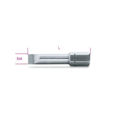 Bit 5/16" do śrub płaskich 1,2x6,5 mm długi, 866LP Beta