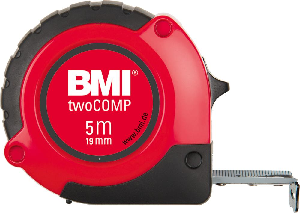 Tasma miernicza kieszonkowa twoCOMP 8mx25mm BMI