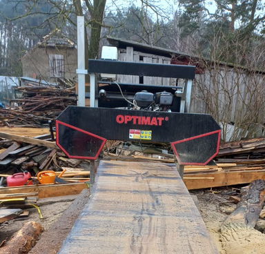 Optimat Trak taśmowy spalinowy OPTIMAT Timberland TMG 790S z osłoną taśmy