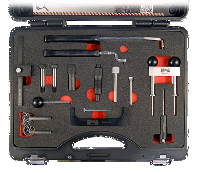 Zestaw narzędzi do rozrządu silników benzynowych grupy VAG: 1.4, 1.6, 1.8, 2.0 BAHCO
