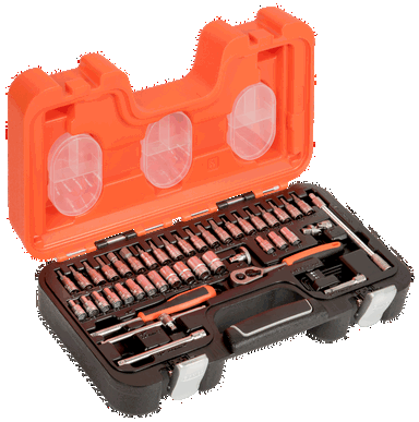 Zestaw nasadek 1/4", 46 sztuk BAHCO